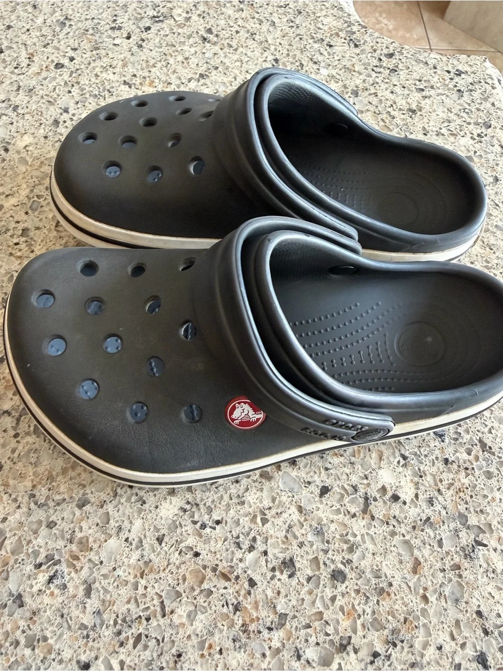 CROCS Black Classic Clog Youth size 3